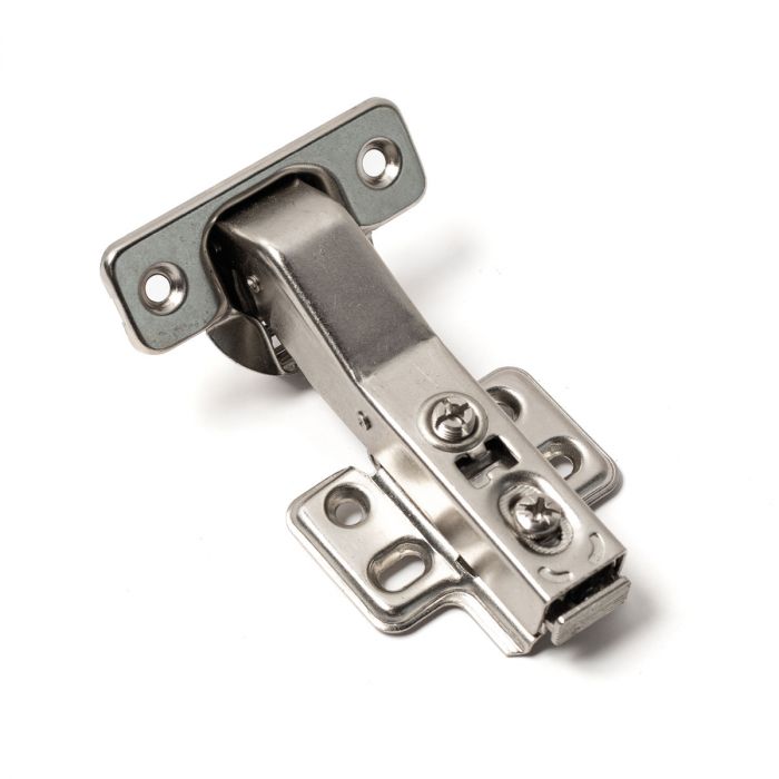 Hinge, Soft Close, Full Overlay 165°, 4 Hole Plate