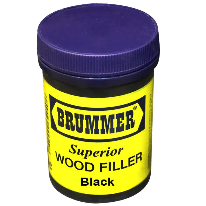 Brummer Woodfiller, Black, 250g