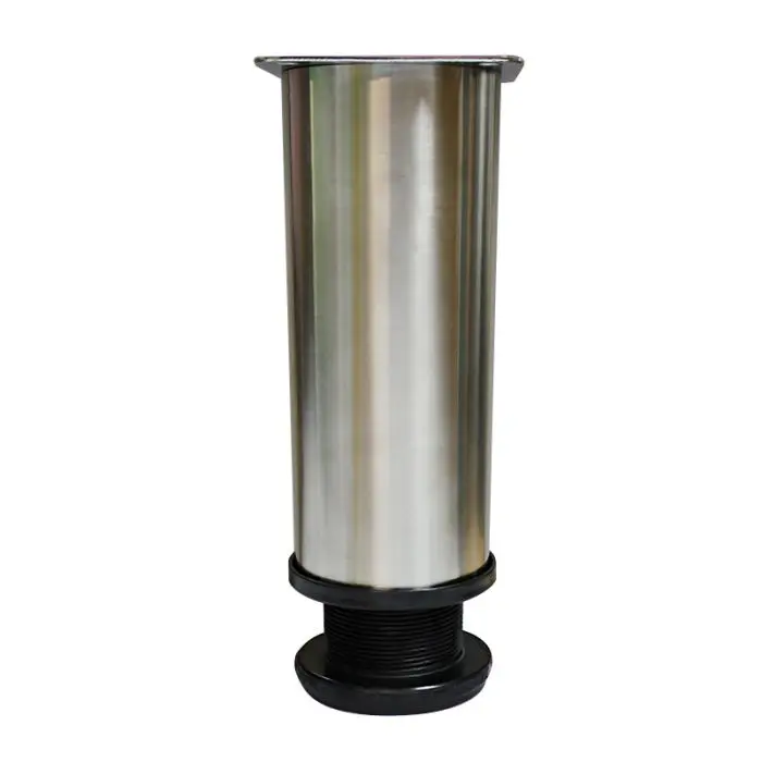 Wide Base Leg Adjustable H200mm x 76mm Stainless Steel