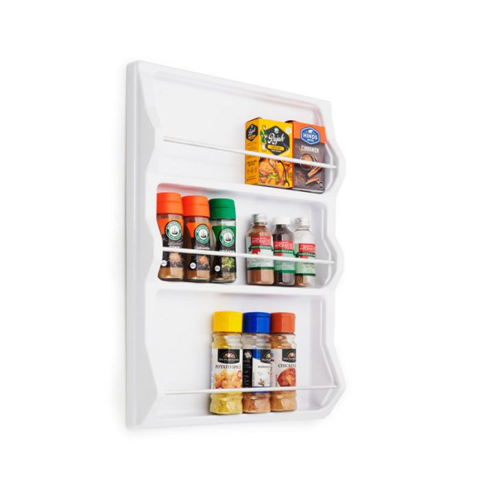 Moulded Spice Rack Plastic 3 Tier