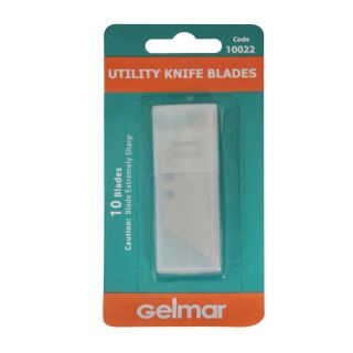 Utility Knife Blades, 10 Pieces