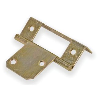 No 8 Wardrobe Hinge Yellow Passivated