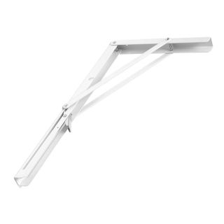 Folding Bracket, White, 400mm x 215mm, 1 Piece
