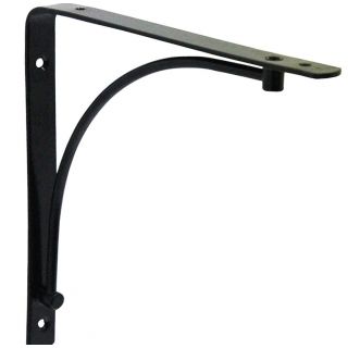 Shelf Bracket, Black, 200mm x 200mm