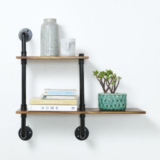 Industrial Piping Shelf, 2 Tier