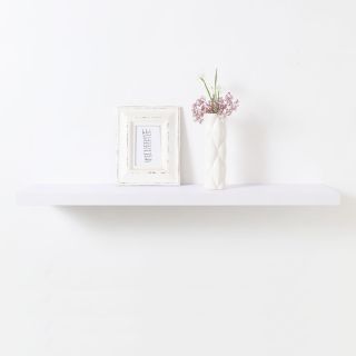 Floating Shelf, White, 1000mm x 235mm x 38mm