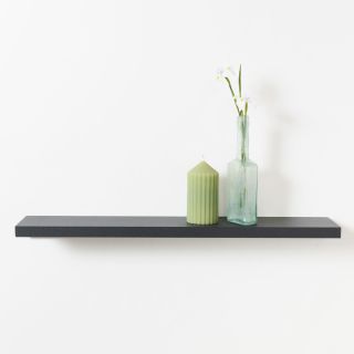 Floating Shelf, Black, 1000mm x 235mm x 38mm