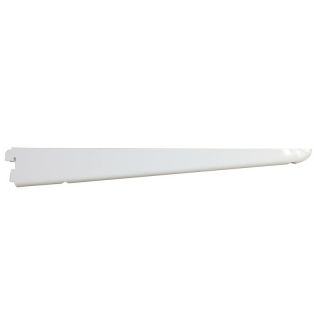 Double Slot Wallband Bracket, White, 365mm