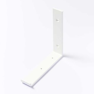 Shelf Bracket, Heavy Duty, White, 185mm x 185mm