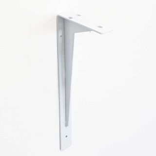 Shelf Bracket, Heavy Duty, White, 300mm x 150mm