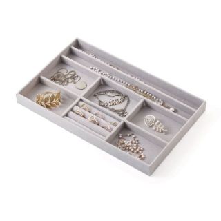 Jewellery Tray Organiser, Velvet, 290mm x 180mm