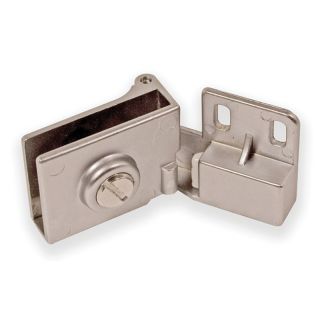 Glass Door Hinge, Chrome Plated, 2 Pieces