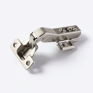 Hinge, Soft Close, Full Overlay 45°, 4 Hole Plate