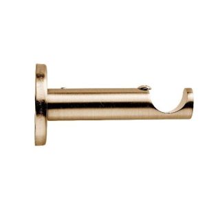 Steel Rod Contemporary Bracket, Single, Brushed Bronze, 25mm
