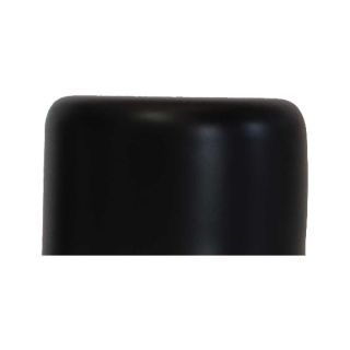 Steel Rod Finial, End Cap, Black, 32mm, 2 Pieces