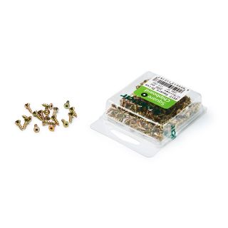 Chipboard Screws, Square, No.4, 3mm x 12mm, 200 Pieces