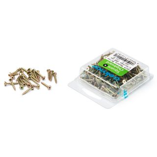 Chipboard Screws, Square, No.4, 3mm x 19mm, 200 Pieces