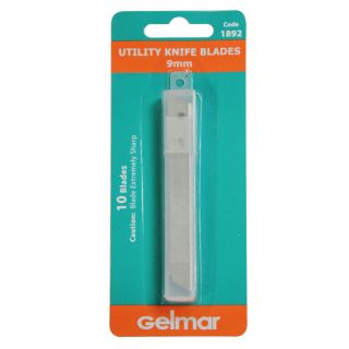 Snap Off Blades, 9mm, 10 Pieces