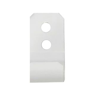 Curtain Track Ceiling Bracket, Single, Metal, C-Rail
