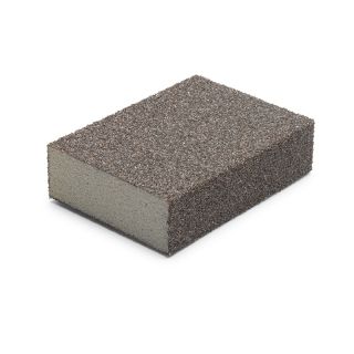 Foam Abrasive Sanding Block, 4-Sided, Medium