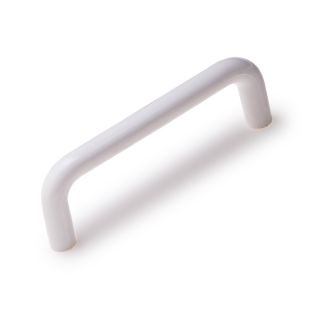 Thin Dee Handle, Plastic, White, 96mm