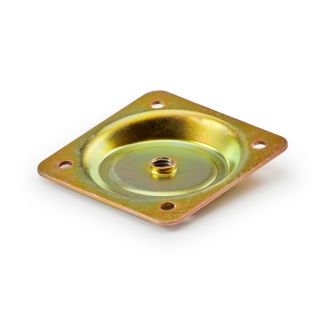 Leg Plate, Splayed, M8, 65mm x 65mm