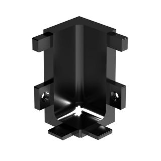 Gola System, Inside Corner Joint, 90 Degree, Black