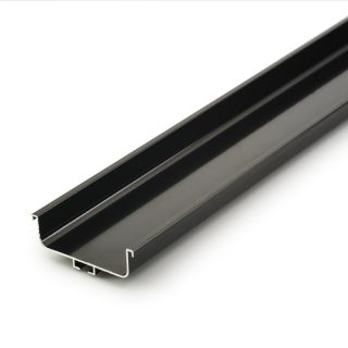 Gola System, U Profile, Aluminium, Black, 3 Meter