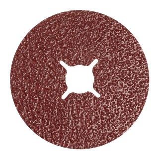 Aluminium Oxide Resin Fibre Disc, 115mm x 22mm, P60