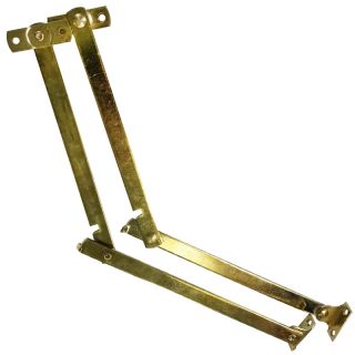 Folding Stay, Brass Plated, 240mm, 2 Pieces