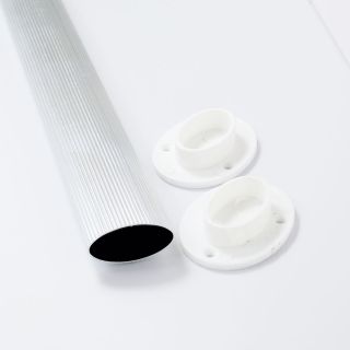 Oval Rail, Aluminium, 1.5 Meter, Includes Holders