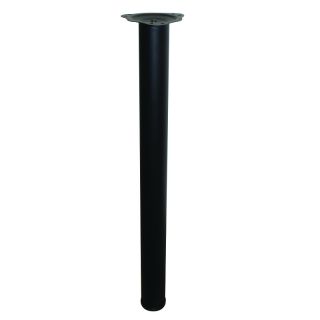 Office Leg, H710mm x 60mm, Matt Black
