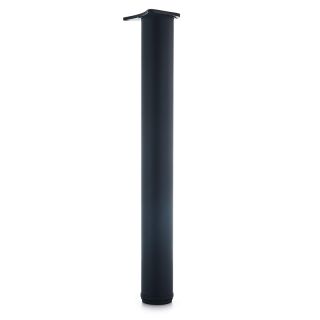 Office Leg, H710mm x 76mm, Matt Black