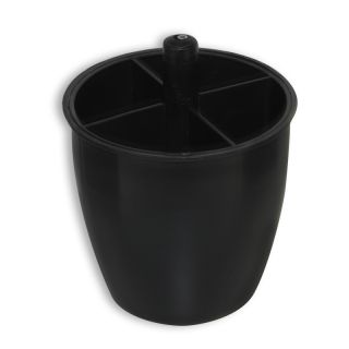 Cup Leg, H80mm x 80mm, Black Plastic
