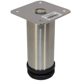 Round Leg, Adjustable, H120mm x 50mm, Stainless Steel