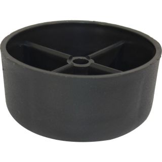 Bunfoot, MK2, H23mm x 57mm, Black Plastic