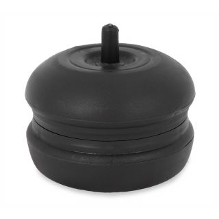 Bunfoot, H70mm x 110mm, Black Plastic