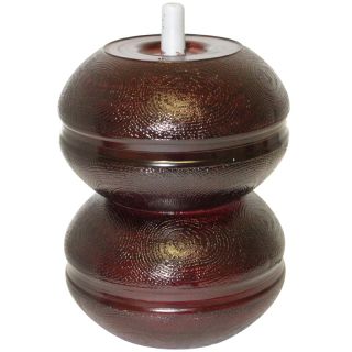 Double Bunfoot, H140mm x 110mm, Brown Plastic