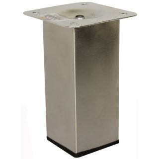 Square Leg, H125mm x 50mm, Stainless Steel
