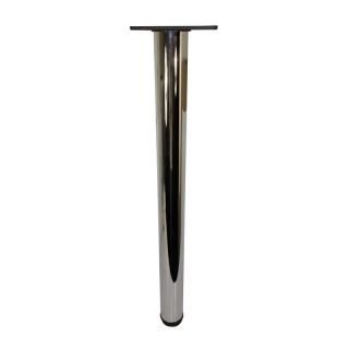 Kitchen Leg, H870mm x 76mm, Chrome Plated