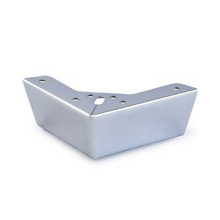 Corner Leg, H55mm x 120mm, Chrome Plated