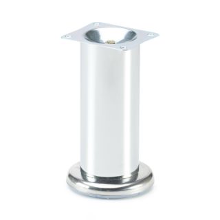 Round Leg on Base, Eco, H120mm, Chrome Plated