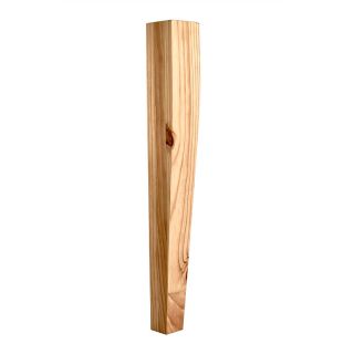 Tapered Leg, H750mm x 85mm x 45mm, Raw Pine