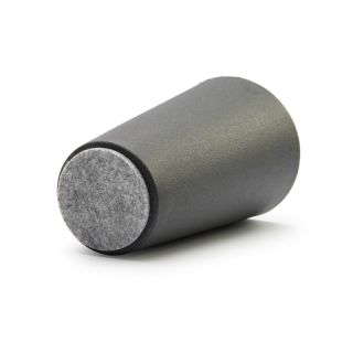 Cone Foot, H125mm x 72mm x 50mm, Black Plastic