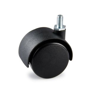 Twin Castor, with Threaded Pin, 50mm