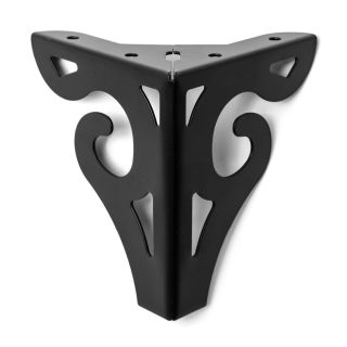 Fancy Leg, H120mm x 100mm x 100mm, Black