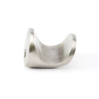 Finger Pull Knob, Brushed Satin Nickel, 18mm