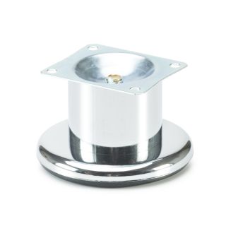 Round Leg on Base, Eco, H50mm x 48mm, Chrome Plated