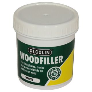 Alcolin Woodfiller, White, 200g