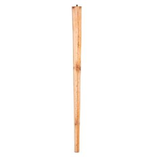 Cone Leg with M8 Bolt, H715mm x 45mm x 25mm, Raw Pine